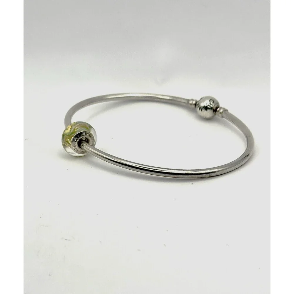 Chamilia Gold Green Bead Charm